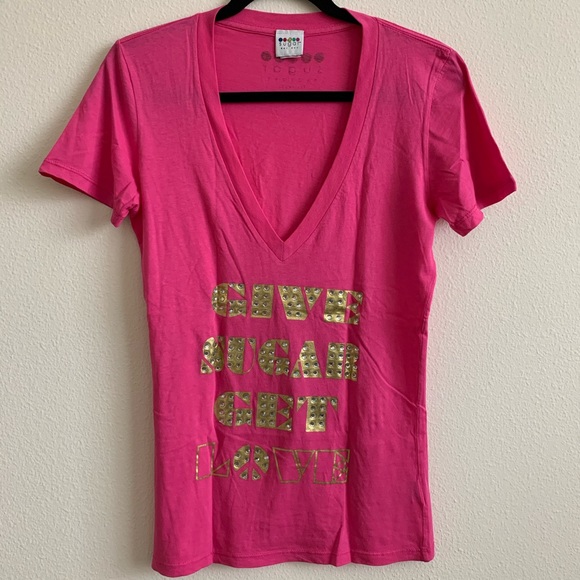 Sugar Factory V-neck T-Shirt - Picture 2 of 5